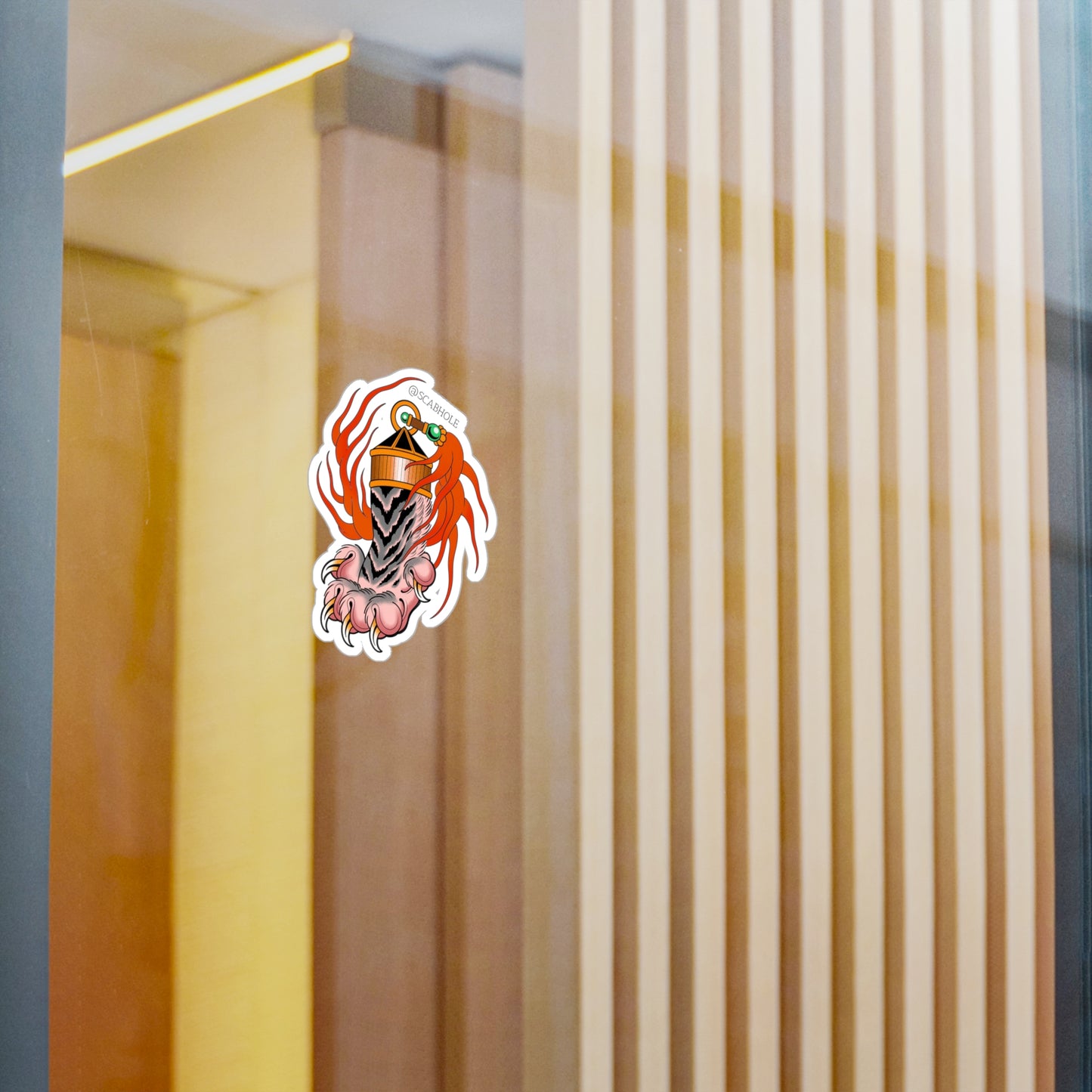 LUCKY TIGER STICKER